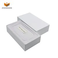 En gros Universel Blanc Vide Smartphone Papier Paquet Boîtes De Couverture Emballage En Papier Personnalisé Boîte De Téléphone D'emballage Pour Iphone 13-16