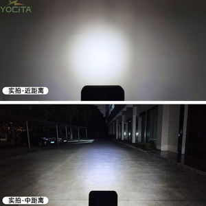 Yocita <span class=keywords><strong>Pika</strong></span> - Luz LED Blanca de 9 Pulgadas para Parachoques Delantero, Luz Láser de 5 Lentes, Sistemas de Iluminación para Motocicletas, Repuesto - Product Image 6