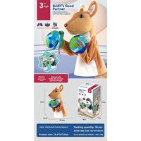 Marionnette de boxe animale sonore, ensemble de combat de boxe pour enfants, jeu d'interaction parent-enfant, vente en gros usine