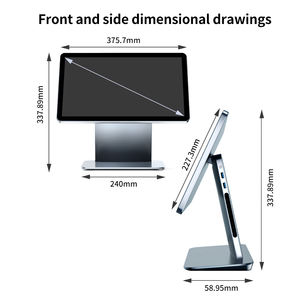 15.6 pollici punto vendita registratore di cassa in lega di alluminio sistema <span class=keywords><strong>Pos</strong></span> High-end registratore di cassa a schermo singolo Touch All-in-one - Product Image 6