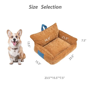All-Season Fully Filled Square Dog Pet <b>Bed</b> with Removable Cover Soft Kennel and Washable <b>Nest</b> by Manufacturer - Product Image 3