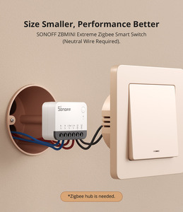 מתג חכם SONOFF ZBMINIR2 Extreme Zigbee 3.0 קטן במיוחד, מודול ממסר מיני, אפליקציית Ewelink, עובד עם Alexa ו-Google Home - Product Image 2