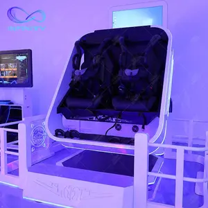 Vr Entertainment Experience Roller Coaster Simulator 2 Seats Vr Egg Cinema Real Virtual Roller Coaster 9D Vr 360 Degree Chair