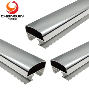 Volet de fenêtre en aluminium fixe automatique, profilé en U, pour drainage de béton - Product Image 1