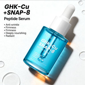 Sérum Complexo de Peptídeos de Colágeno OEM ODM Clareador Anti-Rugas Sérum de Peptídeo Azul Ghkcu para a Pele do Rosto - Product Image 1
