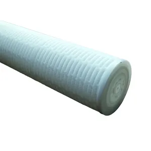 Falda profundidad medios para alta tasa de flujo de 0,45 micras de membrana de filtro de agua de 10 pulgadas filetr cartucho