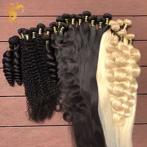 Free Sample Hair Bundle Raw Virgin Cuticle Aligned Hair Human Hair Weave Bundle Wholesale Raw Brazilian Virgin Human Hair Vendor