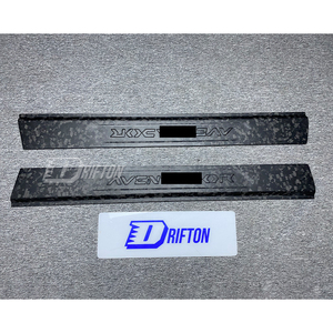 Estribos de puerta de fibra de carbono forjada para interiores de Lamborghini Aventador LP700 LP740 - Product Image 3