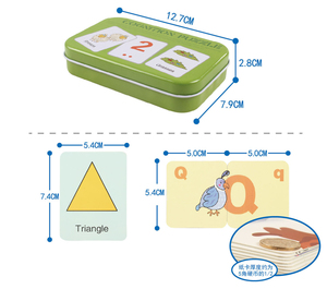 Puzzle con scatola di <span class=keywords><strong>metallo</strong></span> Puzzle di cognizione da 30 pezzi con cinese e inglese - Product Image 3