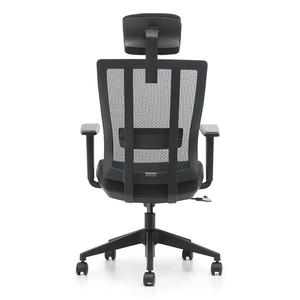 3 años de garantía, BIFMA certificación negro Silla de malla de profundidad de <span class=keywords><strong>asiento</strong></span> ajustar la silla de oficina ergonómica - Product Image 2