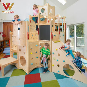 Montessori ชุดของเล่นในร่ม LOFT เป็นมิตรต่อสิ่งแวดล้อมสนามเด็กเล่นปีนเขากิจกรรมศูนย์รับเลี้ยงเด็กอุปกรณ์การเล่นสำหรับเฟอร์นิเจอร์ก่อนวัยเรียน - Product Image 1