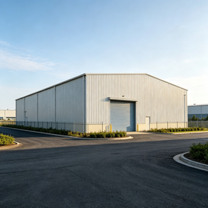 Magazzino Prefabbricato Moderno in Acciaio Zincato ad Alta Resistenza, Ignifugo, Anticorrosione ed Ecologico per Logistica e Stoccaggio - Product Image 1