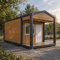 Cabane triangulaire à toit incliné, maison préfabriquée pour le glamping, location en resort, vie en plein air