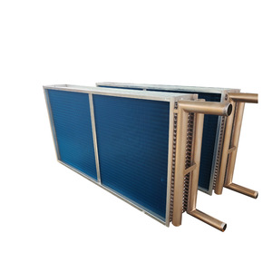 Condenseur à tubes à ailettes en aluminium extrudé sur mesure 130 à 150°C 50 GPM 240 V pour le chauffage des bains <span class=keywords><strong>d</strong></span>'électrodéposition industriels - Product Image 1