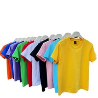 210g Zwaar Katoenen Kinder T-shirt Korte Mouwen Effen Blank Unisex Peuter Tee 12 Kleuren Aangepast Logo Zomer Babykleding Groothandel