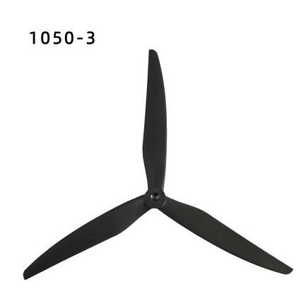 GEMFAN 1050 Black Three-bladed Propeller (1 to 1 pack)