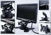 Monitor de Cámara de Visión Trasera LCD TFT a Color HD de 7 Pulgadas y 12V 24V con Altavoz Integrado para Camión y Caravana