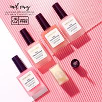 SAGALAGA Soin Réparateur et Fortifiant pour Ongles Fissurés et Fins 15ml – Flacon en Verre Dépoli – Vernis à Ongles Séchage Rapide