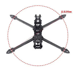 Marco de Dron FPV de Fibra de Carbono Open Fly Mark4 V2 de 7 y 10 Pulgadas con Control Remoto de 427 mm, Funcionalidad de Cámara de Carreras Controlada a Mano 0.0 - Product Image 3
