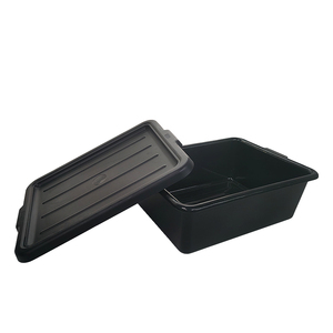 Commercial Storage Tote Tub Plastic Tote Boxes With Lids Kitchen Accessories Polypropylene Tote Storage Bins