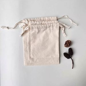 Pochette cadeau recyclable en gros, petite, personnalisée, en coton, avec cordon de serrage, pour bijoux et artisanat - Product Image 2