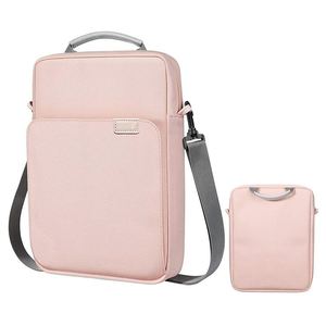 Portable Waterproof Oxford Fabric <b>Computer</b> <b>Bag</b> Customize Single Shoulder Crossbody Pink Cute Laptop Sleeve <b>Bag</b> - Product Image 1