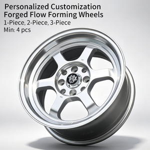 Rines FLowtone <span class=keywords><strong>de</strong></span> Alta Calidad <span class=keywords><strong>de</strong></span> 15 Pulgadas 4x100/114.3 <span class=keywords><strong>de</strong></span> 6 Radios, Aleación, Diseño Cóncavo, para Toyota, Mazda, Honda - Product Image 2