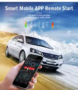 Smartphone GSM Car Alarm GPS Tracker And Remote Engine Starter Engine Start Stop System