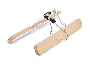 Cintre d'extension de cheveux en <span class=keywords><strong>bois</strong></span> laqué pour perruque <span class=keywords><strong>Design</strong></span> peu encombrant pour magasin de vêtements, garde-robe ou salon - Product Image 3