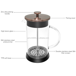 OEM 1000mL stantuffo caffè in acciaio inox macchina da caffè caffè con filtro per caffè doppia parete <span class=keywords><strong>caffettiera</strong></span> <span class=keywords><strong>francese</strong></span> <span class=keywords><strong>caffettiera</strong></span> - Product Image 3