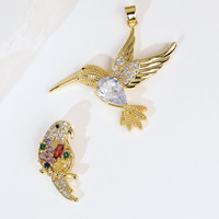 Ailes d'Ange Oiseau Accessoires Pendentif DIY Bracelet Collier Pendentif Simple Charms Laiton Fait Main