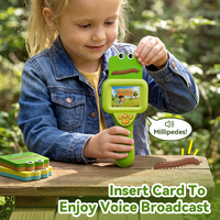 Kit d'exploration de la nature pour enfants, endoscope en silicone étanche IP67, 2MP HD, écran IPS 2,4 pouces, boroscope portable, jouet d'aventure STEM en plein air
