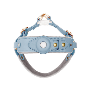 Groothandel Honden-En Kattentuigriem Set Met Airtaghouder Pu-Materiaal Verstelbaar Zacht Harnas Voor Wandelen Buiten/Binnen Gebruik - Product Image 2