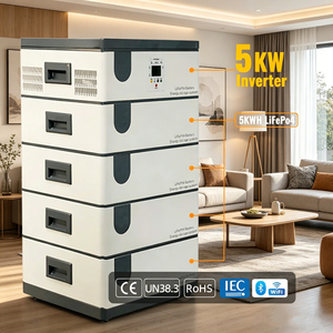 Batería de Energía Doméstica Apilable SPS002 100A 51.2V 5/10/15/20 KWH Fuera de la Red con Protección Contra Sobrecarga - Product Image 1