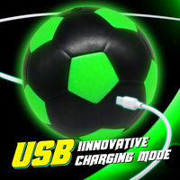 JYMINGDE Ballon de football personnalisé avec éclairage à DEL phosphorescent, taille 4 5 pour cadeaux sportifs