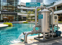 Machine de filtration d'eau industrielle 20TPH pour l'élimination du fer et du manganèse avec garantie d'un an pour le traitement de l'eau de forage
