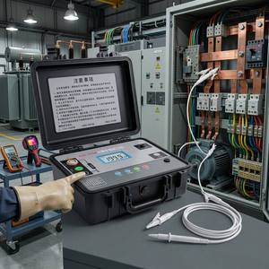 Megóhmetro Digital Portátil de Alta Tensión para Pruebas de Aislamiento de Cables, Motores y Transformadores - Product Image 1