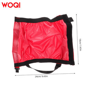 Guêtres de randonnée WOQI 42x55cm, résistantes à l'eau, rouges, unisexes, pour la course en trail et la protection contre la neige - Product Image 5