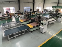 Línea de Producción de Muebles en Panel Inteligente y de Ahorro de Mano de Obra, Centro de Anidamiento CNC Dual de Alta Precisión, Maquinaria Automatizada para Fabricación por Lotes