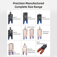 JD Pneumatic Gripper Dua Jari Model Rahang Sudut Aktuator Udara Untuk Robot End Effector Pengambilan dan Penempatan Otomatisasi Paduan Aluminium