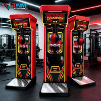 Machine de boxe d'arcade à monnayeur avec équipement de jeu de frappe et prix de récompense pour parc d'attractions, vente en gros, garantie 1 an, version anglaise