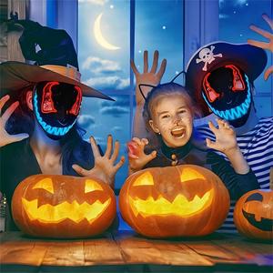 Máscara LED Venom Purge <span class=keywords><strong>de</strong></span> <span class=keywords><strong>Halloween</strong></span>, Recargable y Ecológica, Disfraz para Adultos con Función <span class=keywords><strong>de</strong></span> Iluminación para Fiestas <span class=keywords><strong>de</strong></span> <span class=keywords><strong>Disfraces</strong></span> - Product Image 3