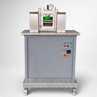 Machine de granulation de plastique de laboratoire, broyeur à deux rouleaux, mélangeur de composés plastiques recyclés, granulation, retraitement des déchets, test CE ISO