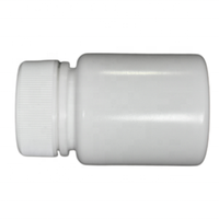 Bouteille pharmaceutique en plastique HDPE de 40ml pour pilules/capsules/comprimés ou emballage de vitamines Bouteille médicale solide orale de haute qualité