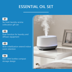 <b>Essential</b> <b>Oil</b> Set 10ml X 6 Clean Home Fragrance Blend Mint Blossom Soap Fresh Cotton Linen Soft Powder - Product Image 6