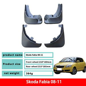 Guardabarros y Protector de Salpicaduras para Coche <span class=keywords><strong>Skoda</strong></span> <span class=keywords><strong>Fabia</strong></span> 08-11, Piezas de Modificación de Cuero para Automóviles - Product Image 2
