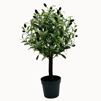 H60/90/120CM Handgefertigter Künstlicher Olivenbaum für Innen- und Außenbereich zur Dekoration von Heim und Hochzeit, für Abschlussfeier oder Neujahr