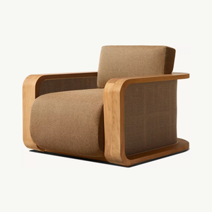 Muebles de Jardín de Alta Calidad para Patio Exterior de Hotel de Lujo, Silla de Descanso de Madera Maciza de Teca Personalizada Santiago - Product Image 1