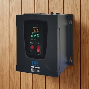 <span class=keywords><strong>KEBO</strong></span> BWA 1000VA Regulador de voltaje automático monofásico Negro Montado en la pared Pantalla LED integral AC Corriente Material de cobre - Product Image 5