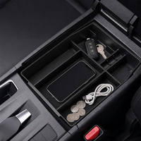 Boîte de rangement pour accoudoir de console centrale Ford Raptor F150 15-21, modification en matériau ABS, porte-gobelet